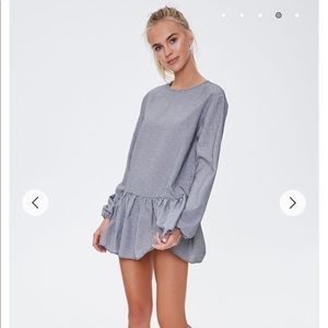 Gingham Babydoll Dress